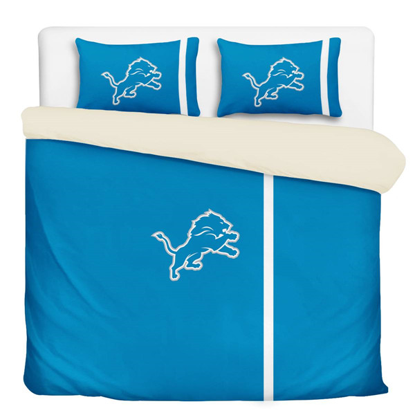 Detroit Lions 3-Pieces Full Bedding 002